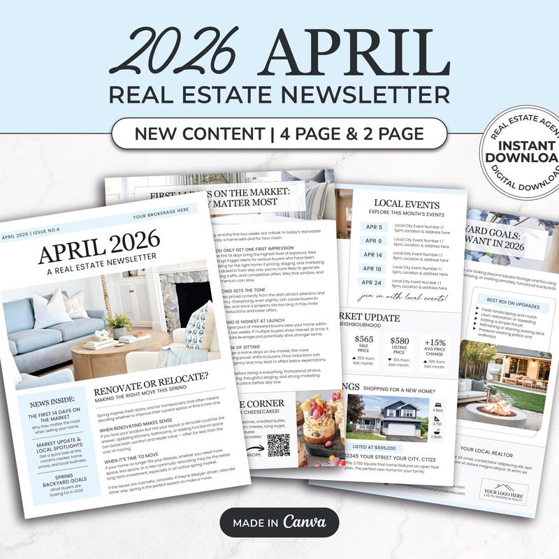 Spring Email Realtor - Etsy