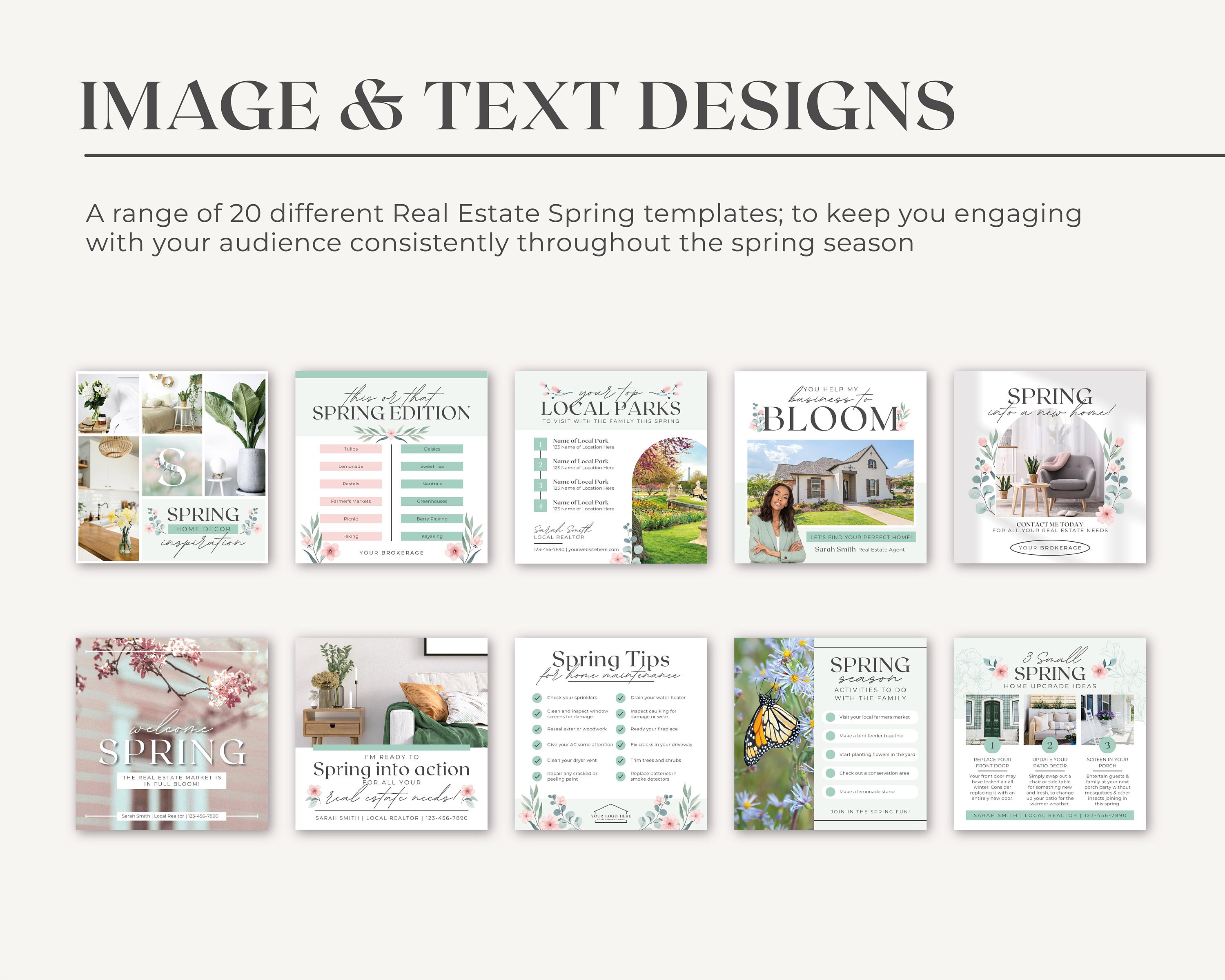 Spring Realtor Image 20 Spring Realtor Instagram Posts | Real Estate Social Media Posts ...