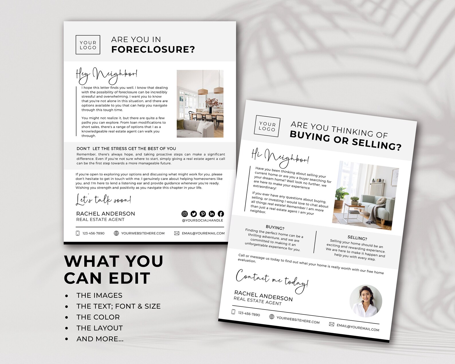 Real Estate Marketing Letter Bundle | Prospecting Letter | Real Estate ...