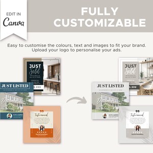 370+ Realtor Instagram Posts Ultimate Bundle | Real Estate Social Media Templates | Real Estate Marketing | Instagram Template | Canva image 9