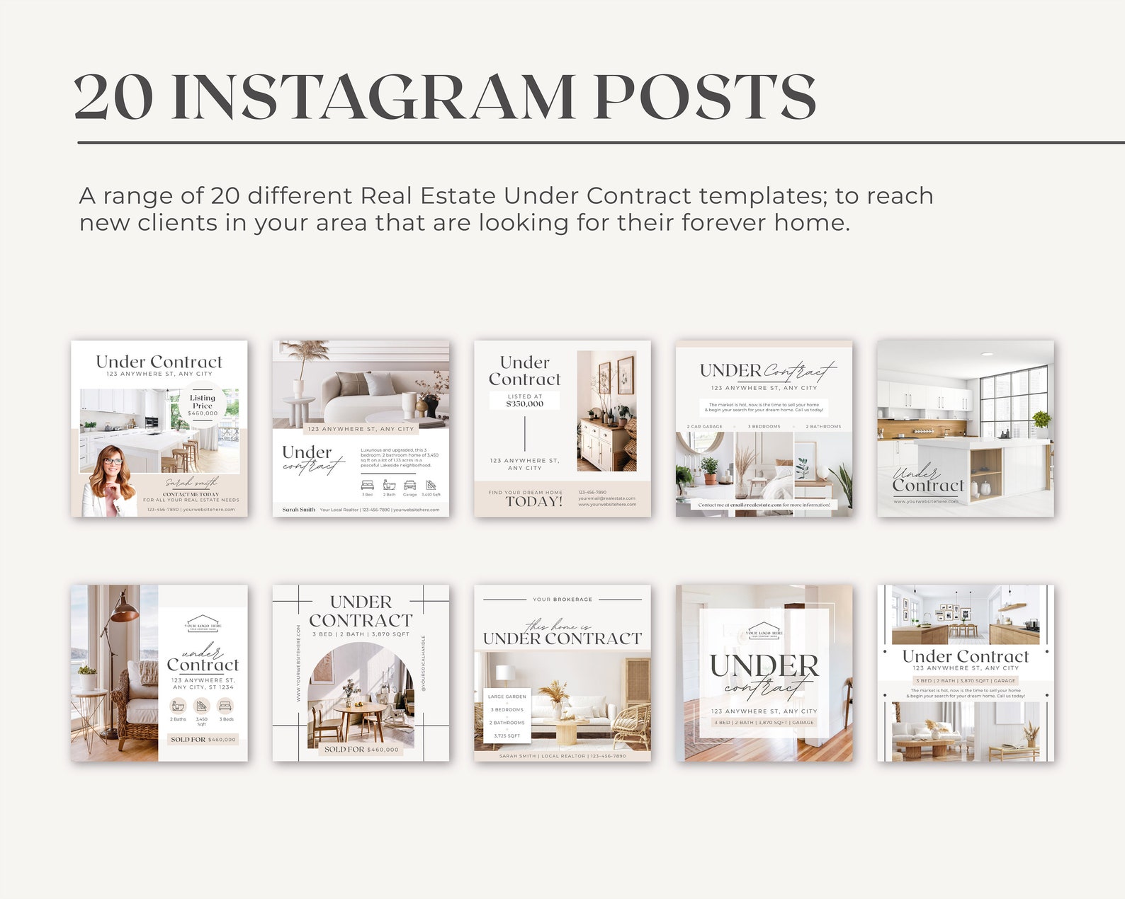 20 Under Contract Realtor Instagram Posts | Real Estate Social Media ...