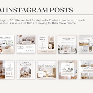 20 Under Contract Realtor Instagram Posts | Real Estate Social Media ...
