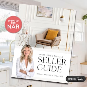 Guide för säljare av fastigheter | NAR-förlikning | Fastighetsmarknadsföring | Presentation av fastighetsannonser | Försäljningsprocess för bostäder | Canva