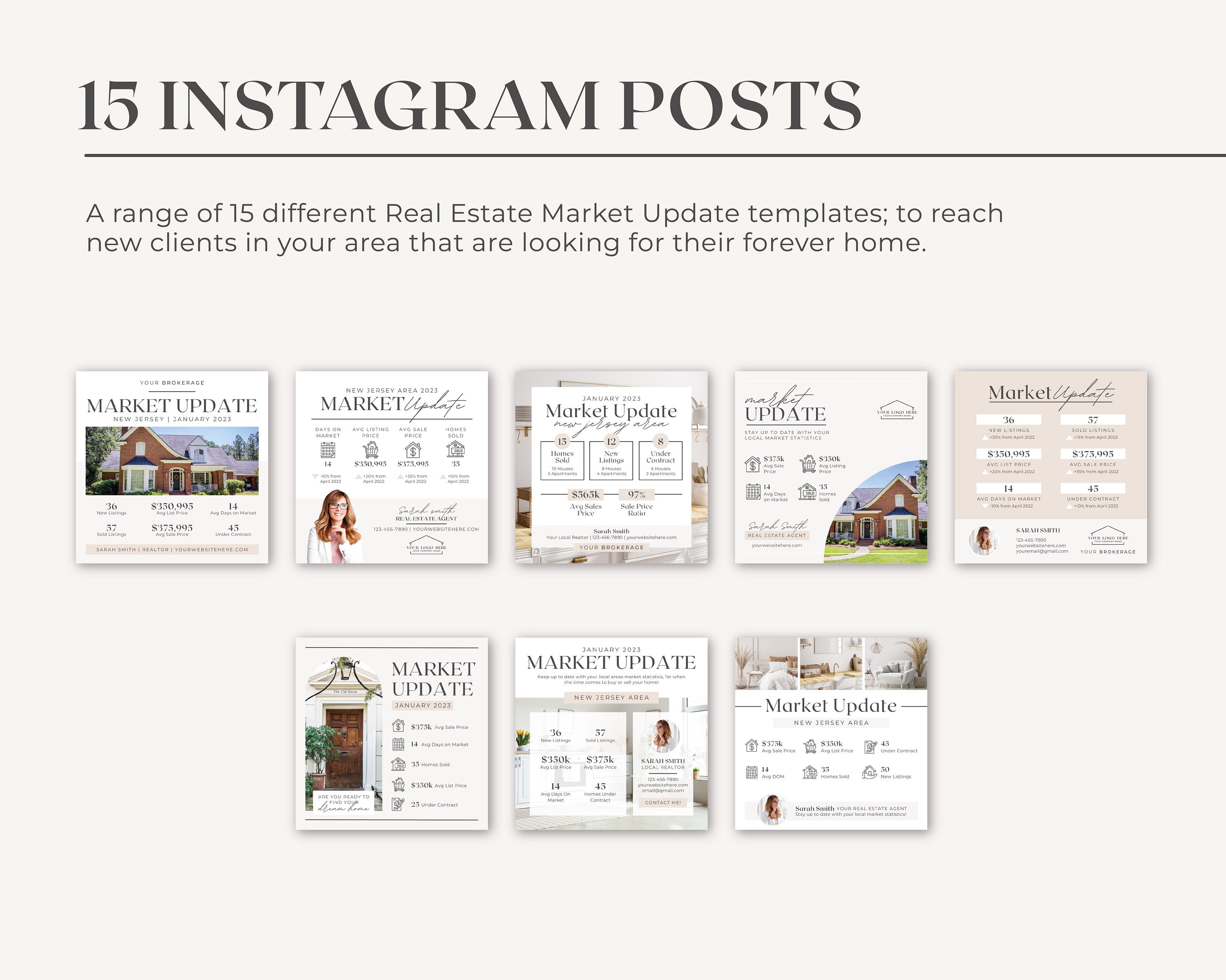15 Market Update Instagram Posts | Real Estate Social Media | Real ...