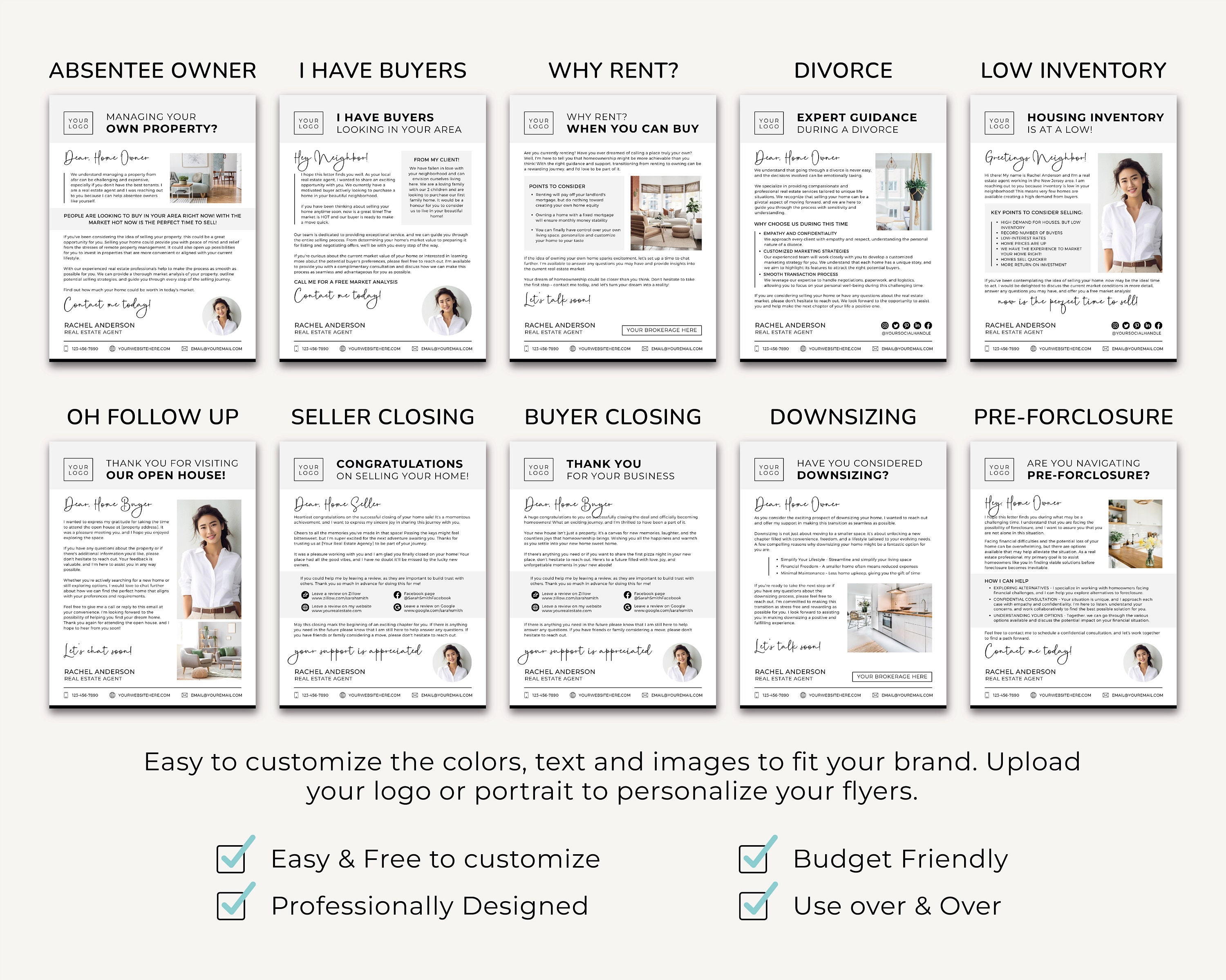 Real Estate Marketing Letter Bundle | Prospecting Letter | Real Estate ...