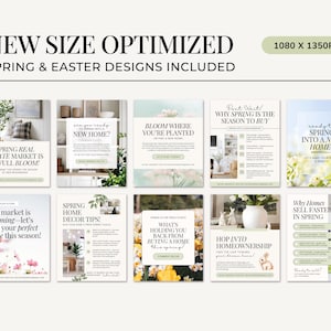 Spring Real Estate Instagram Posts | Real Estate Social Media | April ...