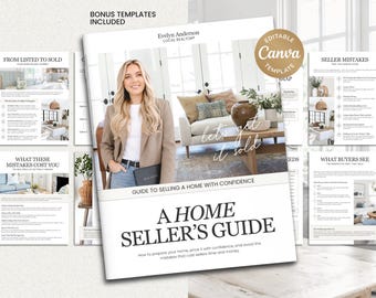 Real Estate Listing Presentation | Home Seller Guide | NAR Settlement | Realtor Marketing | Listing Consultation | Editable Canva Template