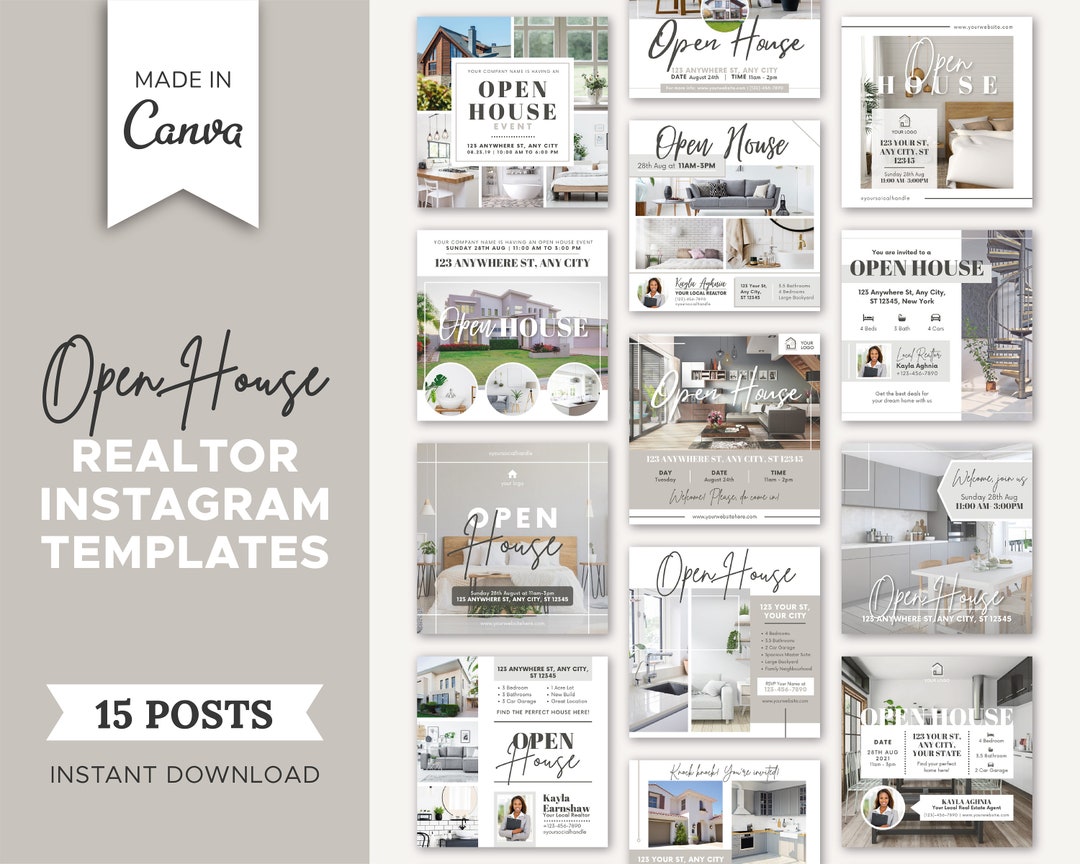 15 Open House Realtor Instagram Posts | Real Estate Social Media ...