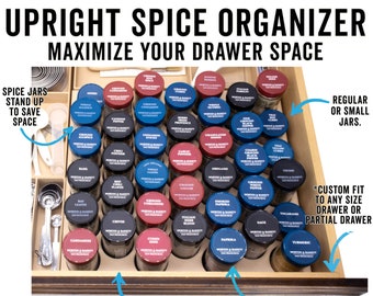 Custom Mighty Tidy® Spice Drawer Organizer