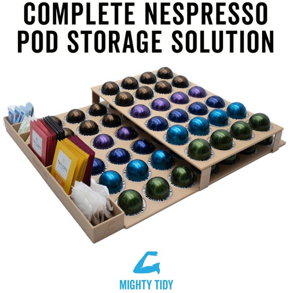 Buy Cup Handmade 24 Vertuo Nespresso Coffee Capsule Holder Fridge Nespresso  Pod Rack, Stand, Dispenser Storage Pods Home Decor Gift Online in India 