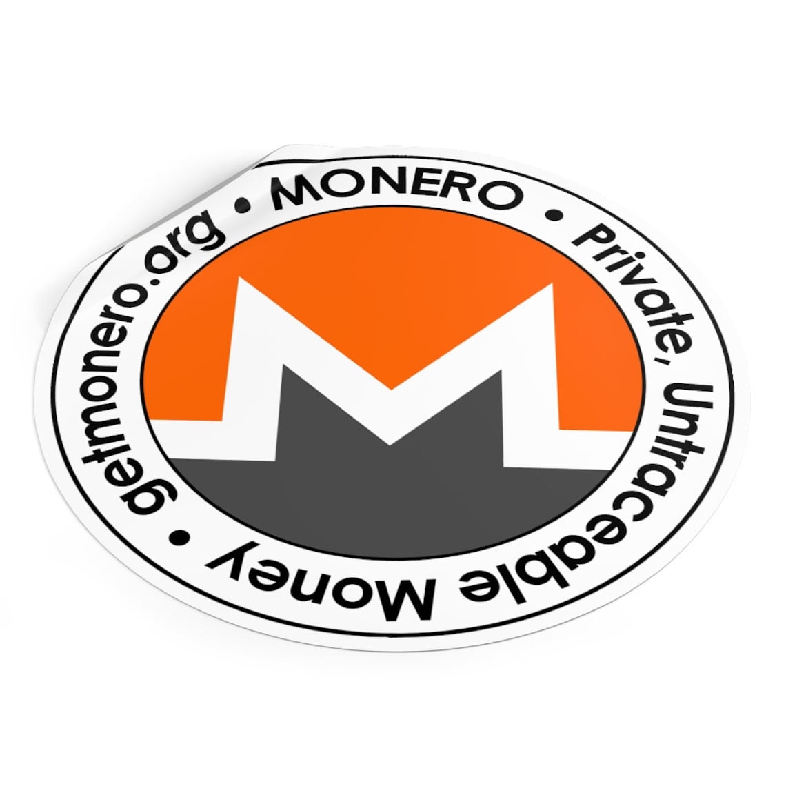 Monero Logo Sticker Waterproof Vinyl - Etsy