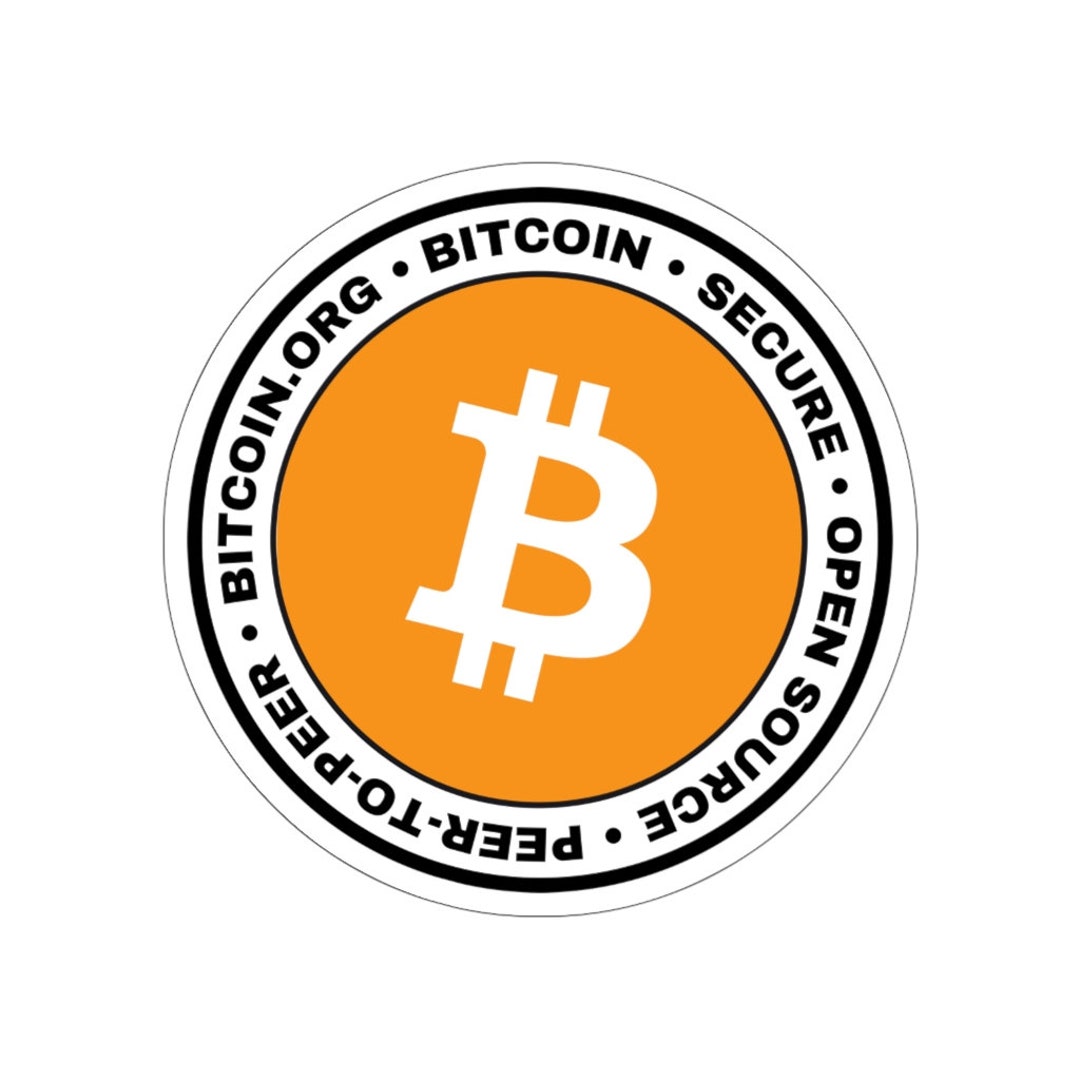 Bitcoin Logo Sticker - Waterproof Vinyl - Etsy