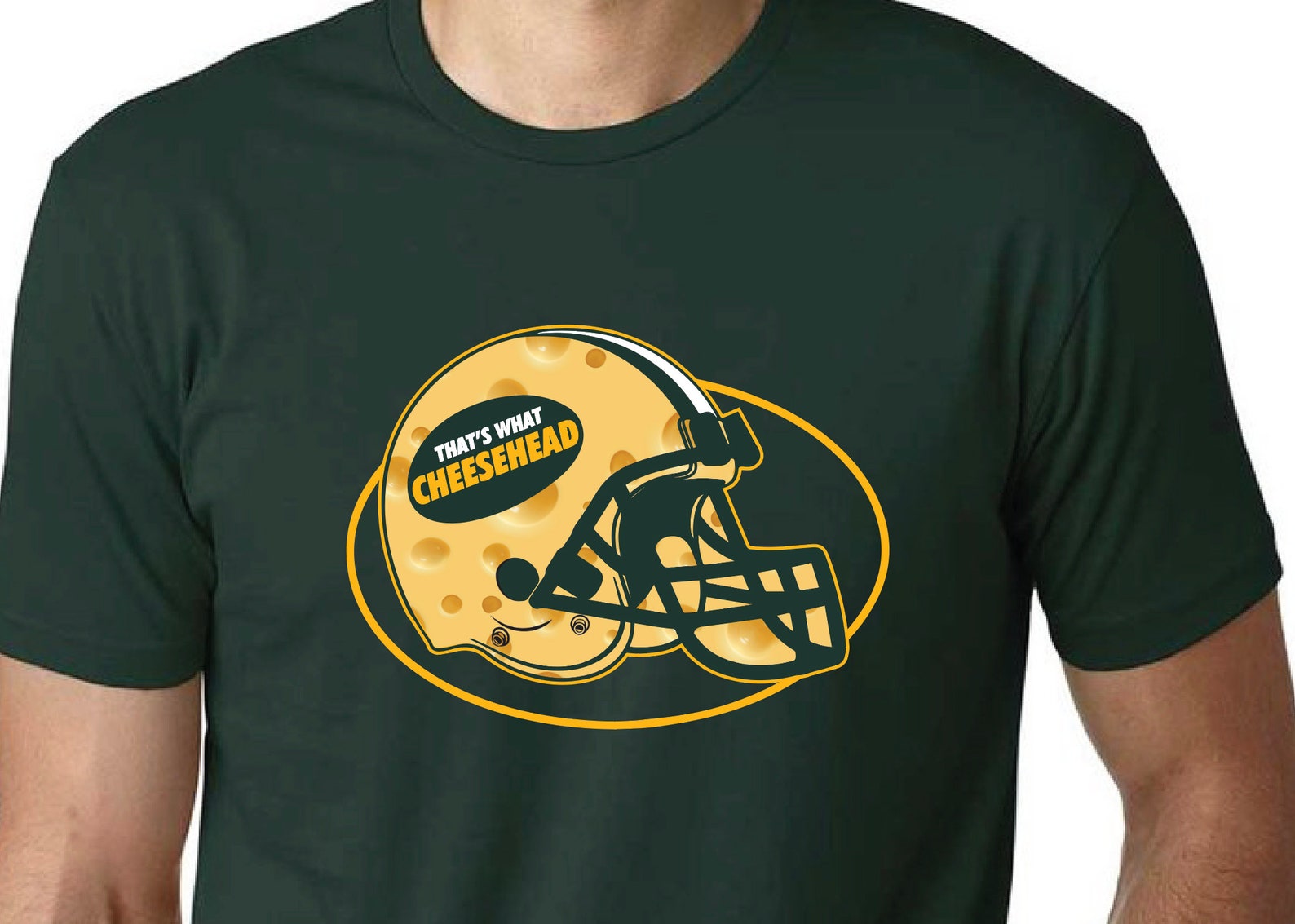 Green Bay Packers Shirt Cheese Head Thats What Cheesehead | Etsy