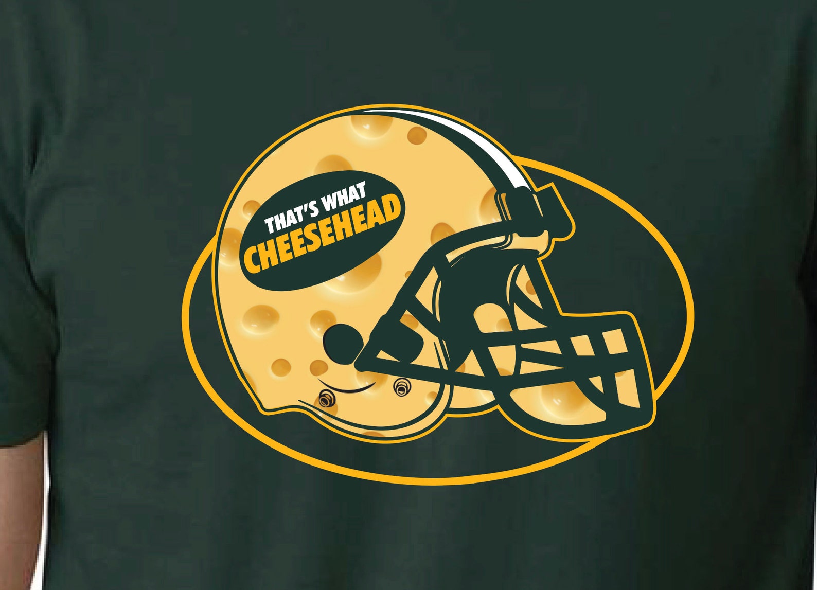 Green Bay Packers Shirt Cheese Head Thats What Cheesehead Etsy