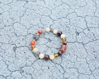 OX  (Zodiac Animal)- Five Elements Crystal Bracelet, Garnet Amethyst Red Tiger’s Eye