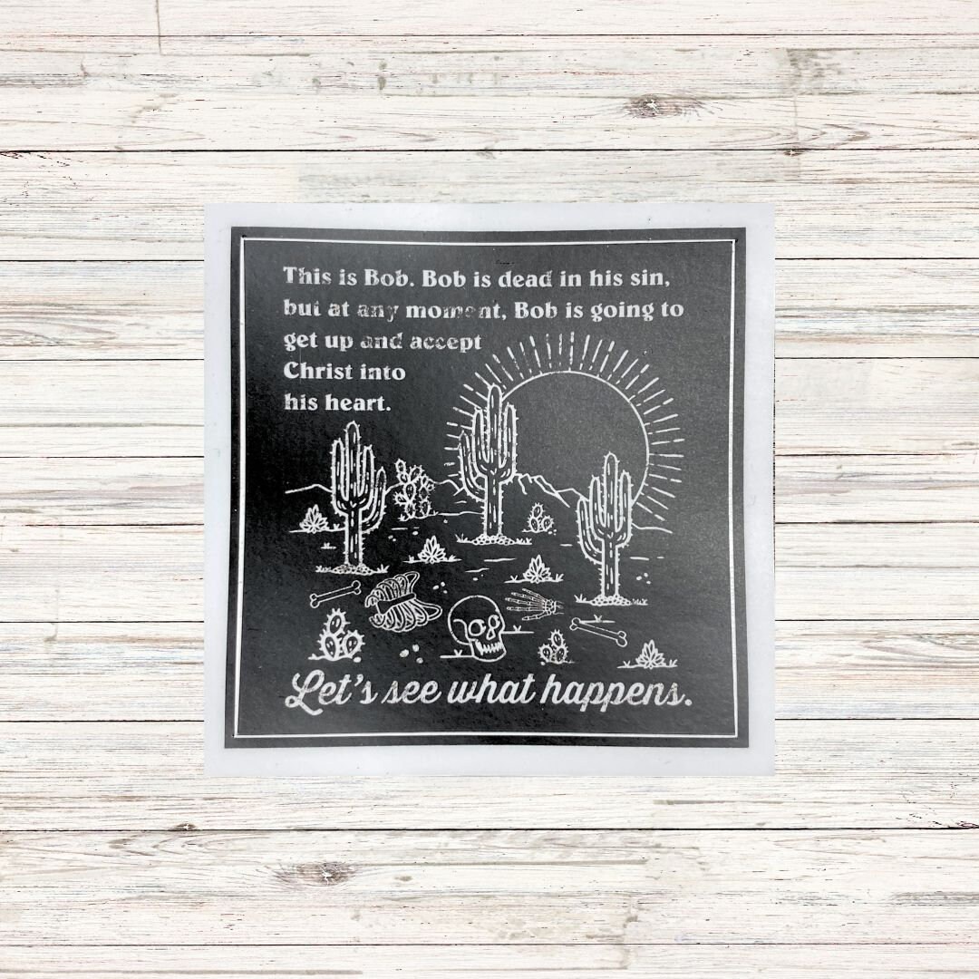 Bob is Dead Sticker (3.5" Square) - Etsy