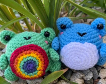 Custom Crochet Frogs, LGBTQ Pride, Gay, Amigurumi, Handmade, Made to Order