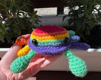 Custom Crochet Pride Crabs, LGBTQ+, Gay Pride, Amigurumi, Made to Order