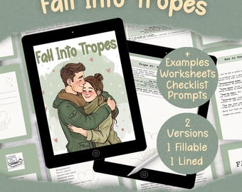 Romance Writing Prompts Story Ideas Workbook Tropes Cheatsheet Romantic Plot Ideas Romantic Story Idea Romance Novel Prompt Digital Download