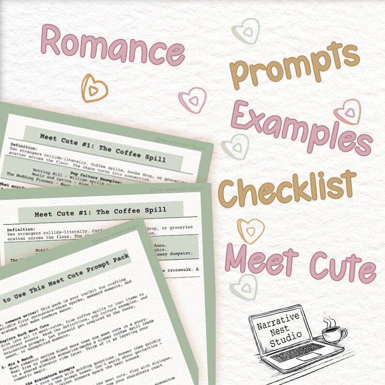 Meet Cute Writing Prompts for Romance Story Starters Romantic Story Ideas Romantic Writing ...