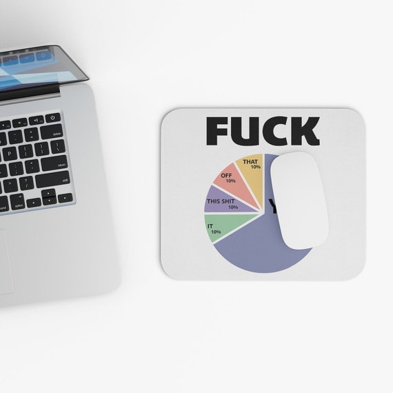 Fuck Fuck This Shit Desk Mouse Pad Funny Mousepad Funny Office