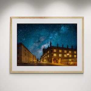 Fine Art Photography of Bodleian Library Oxford, University of Oxford Wall Art, Historic Architecture decor , Milky Way Photography
