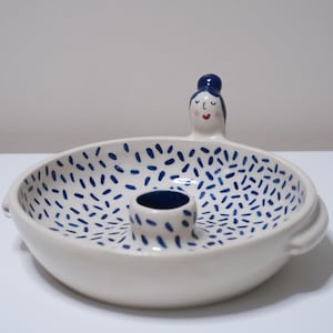 Ceramic candle holder