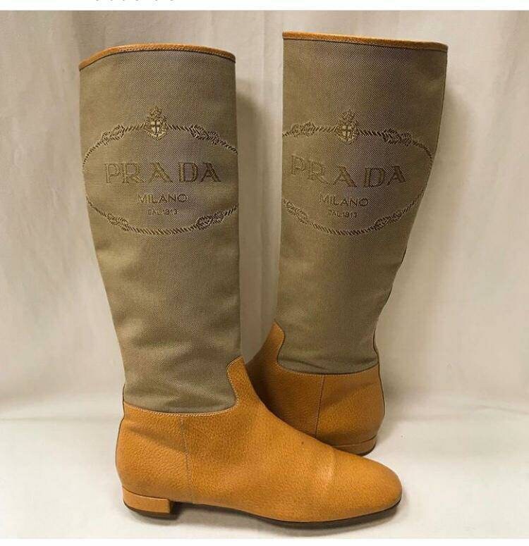 Prada Riding Boots - Etsy