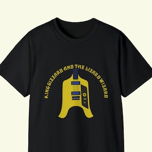King Gizzard and Lizard Wizard T-Shirt, Music Band Tee, Flying Microtonal Banana, Concert Shirt, Unisex Tee