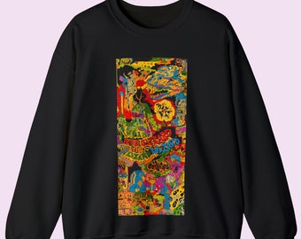 T-shirt King Gizzard and the Lizard Wizard, uniseks zware mix sweater met ronde hals