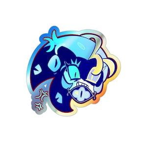 Shadow Milk Cookie (Angry) Holographic Sticker