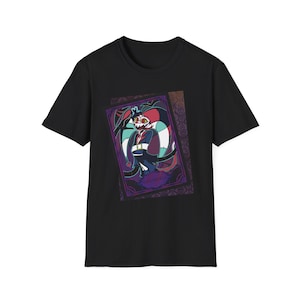Camiseta com cartão efervescente de Halloween