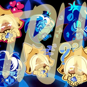 Shadow Milk & Pure Vanilla Cookie Emote Pack