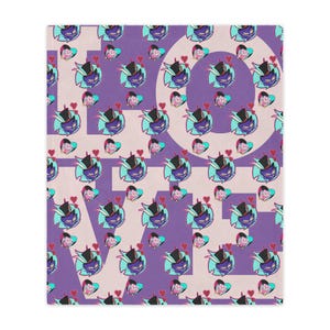 Fizzmodeus LOVE - Microfiber Blanket