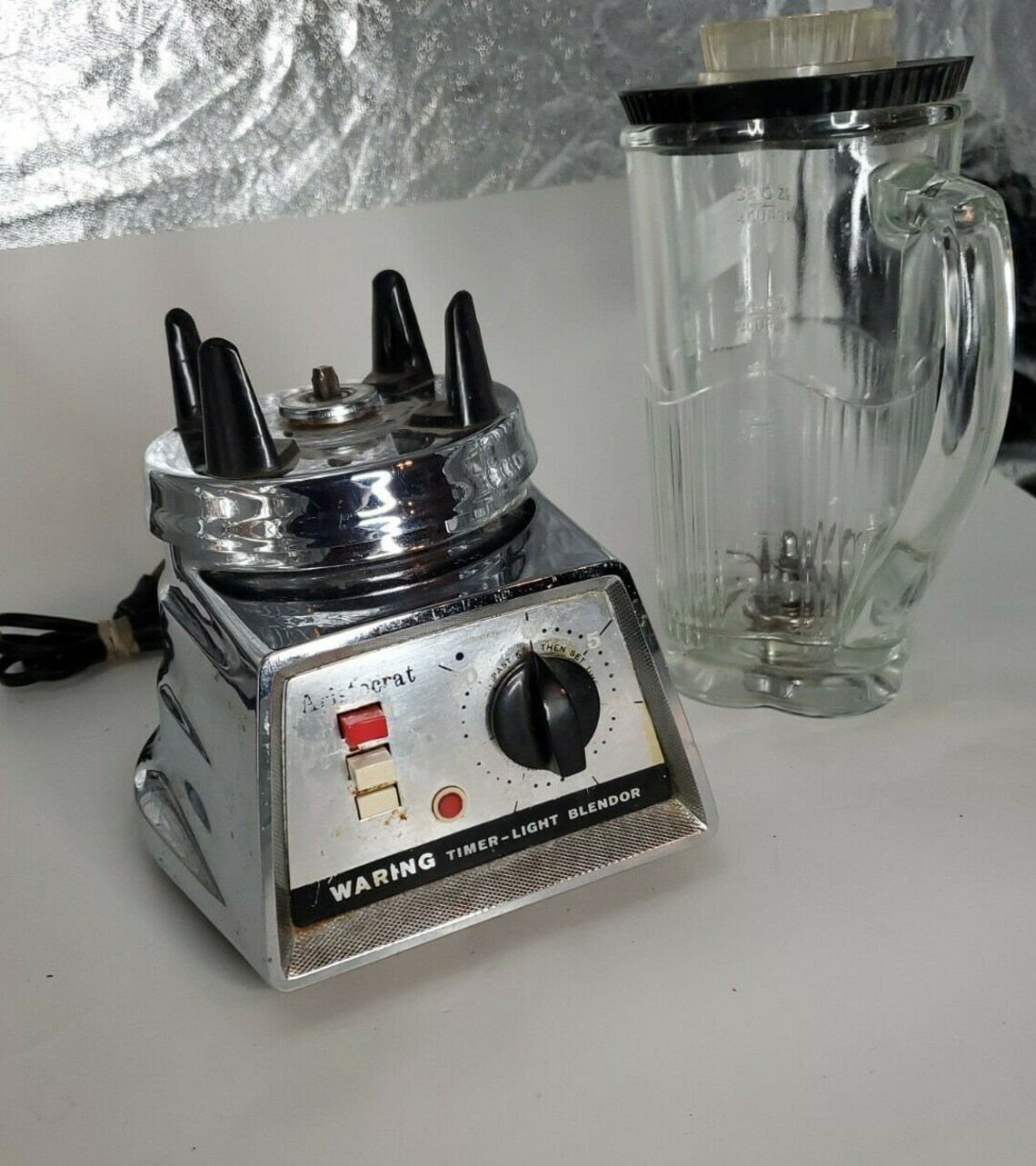 Waring Pro Blender 2 Speed Chrome Aristocrat Model Etsy