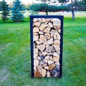 Timber Ridge - Outdoor Artisan Firewood Rack - Firewood rack for indoor or outdoor storage
