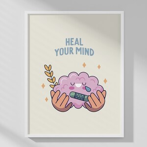 Therapy Office Decor, Set of 3, Mental Health, Printable Poster, Healing, Emotions, CBT Prints ...