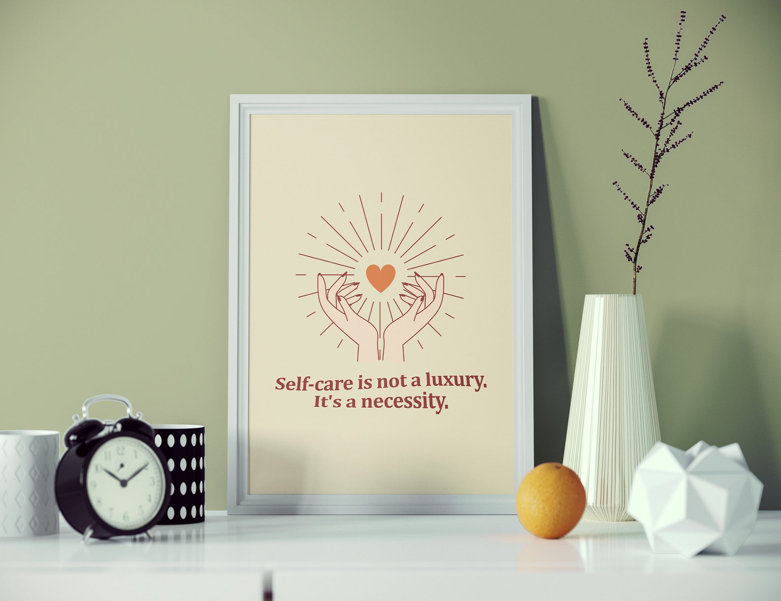 Self-care Quote | Printable Wall Art | Mental Health | Boho Chic Poster ...