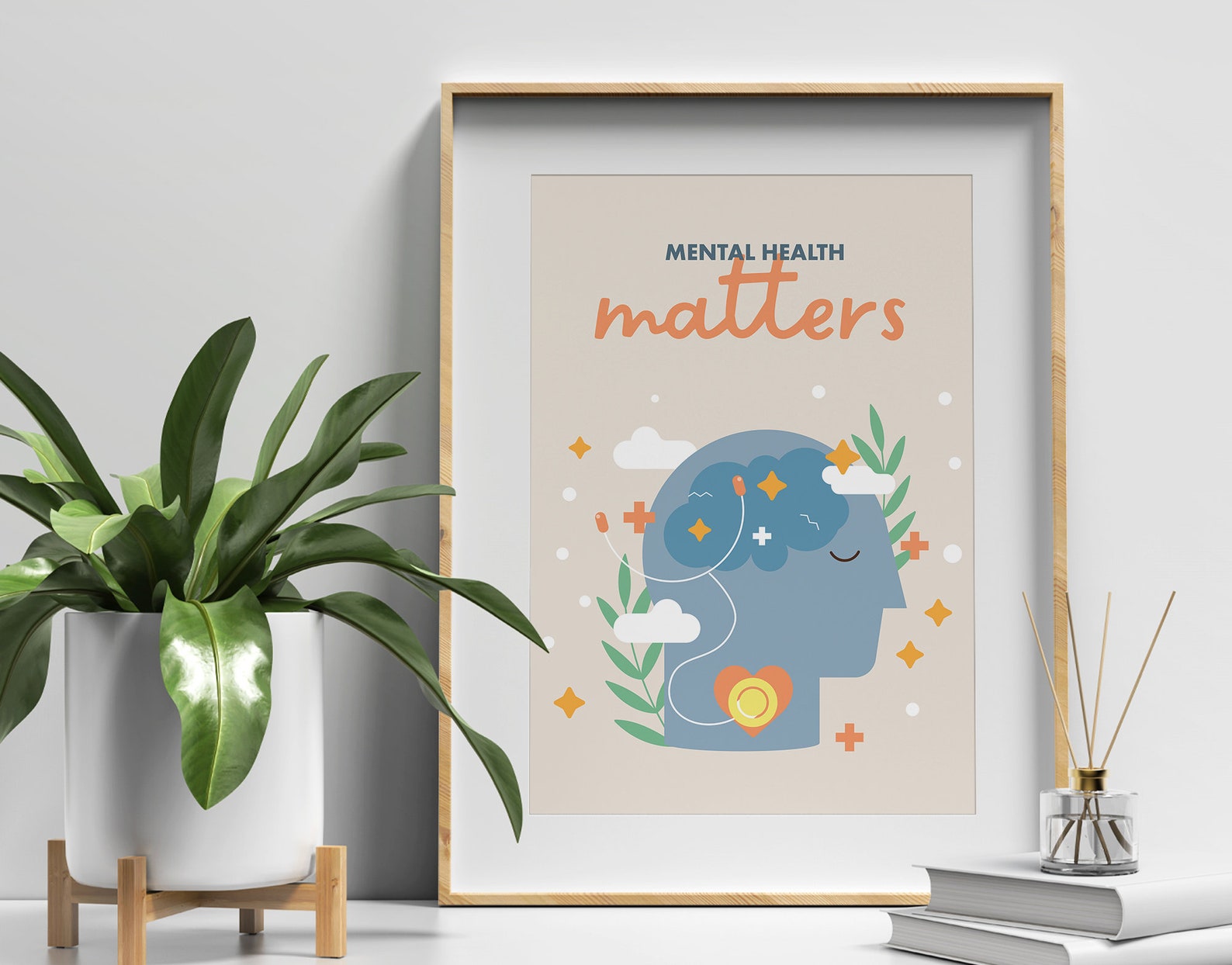 Therapy Office Decor Mental Health Matters Printable Poster - Etsy