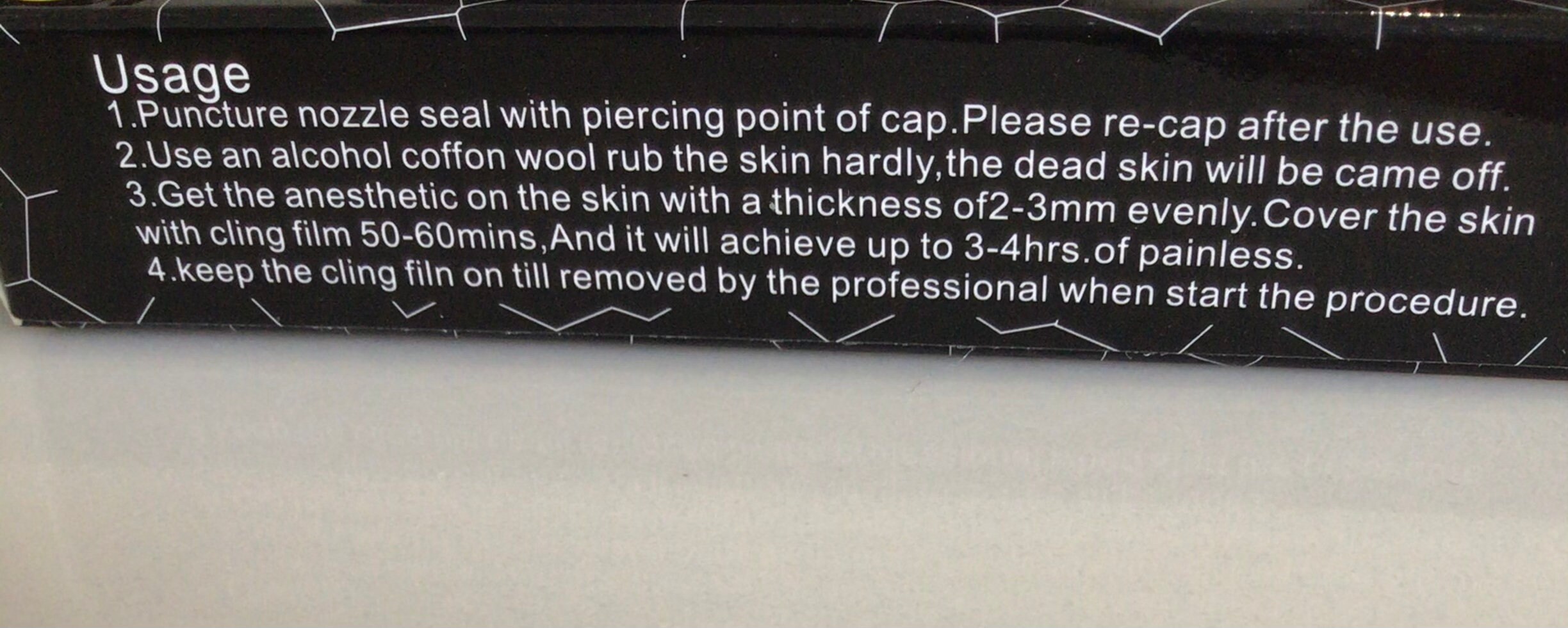 TKTX Tattoo Numb Betäubungscreme 10ml Etsy