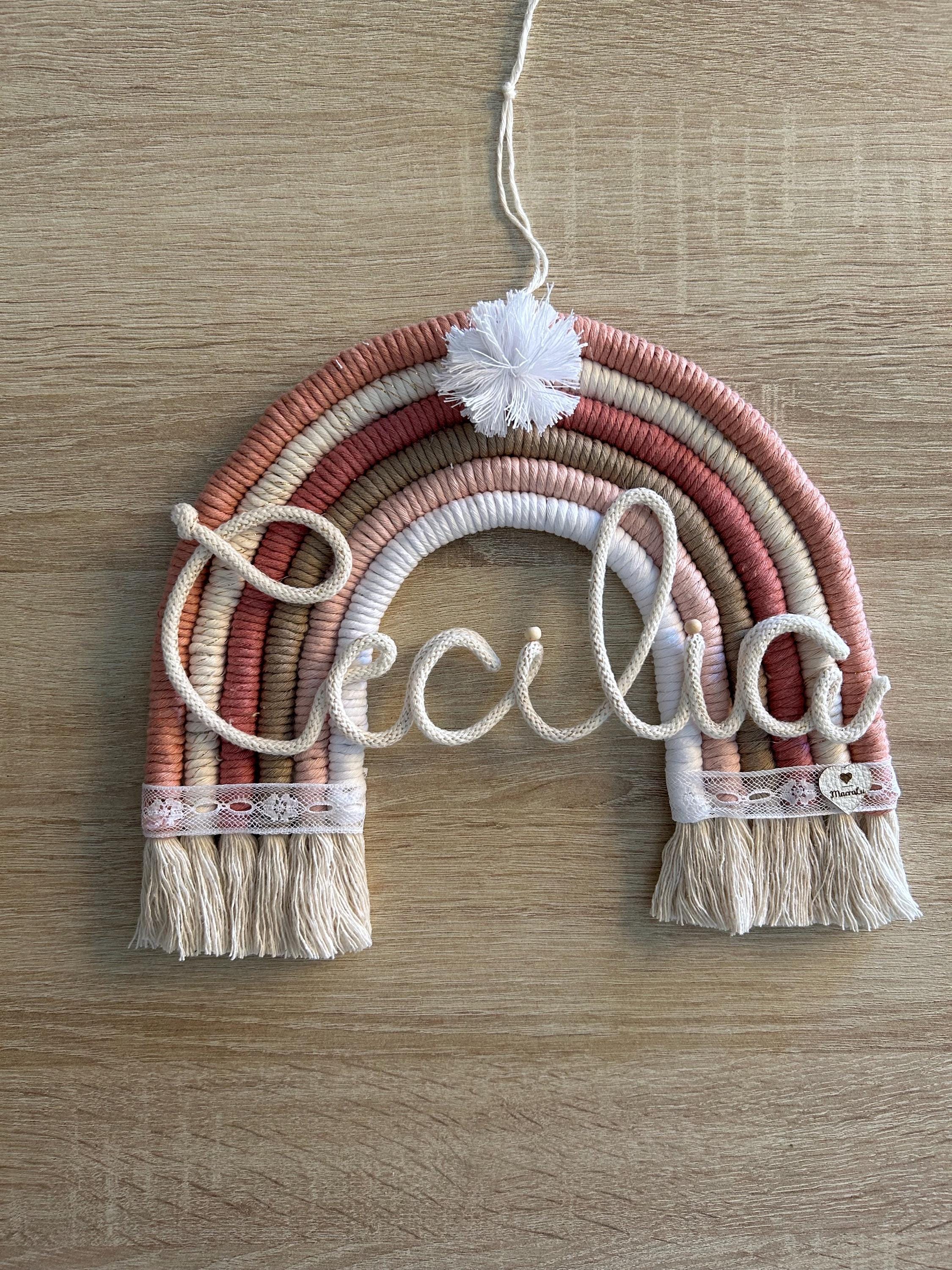 Kit Arcobaleno Macramè Rayher - Con Cordoncino E Lana | Decorazione Cameretta Bambini | Fai Da Te - Foto 2