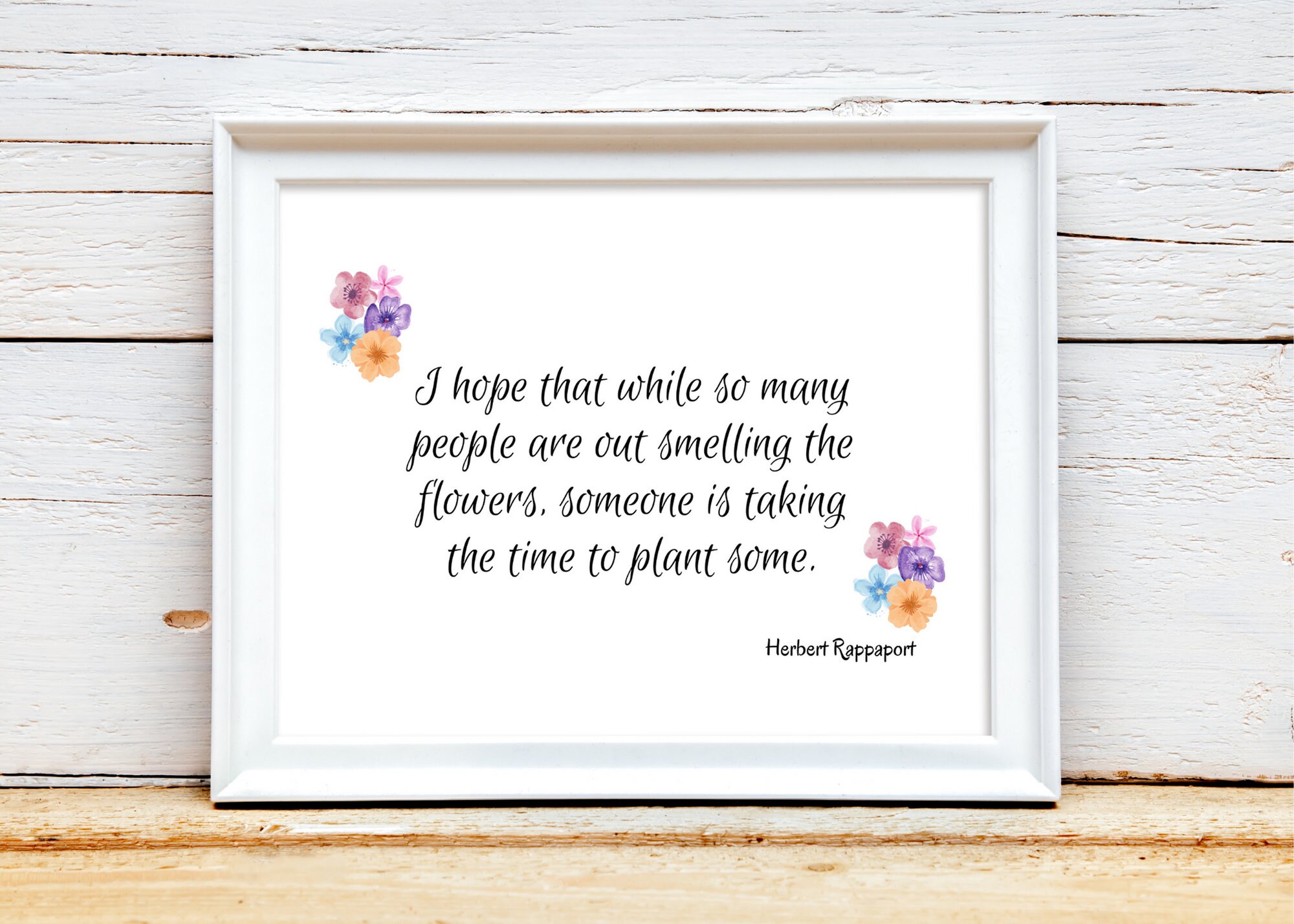 Wall Art Flower Quotes Positive Quotes Instant Digital Etsy