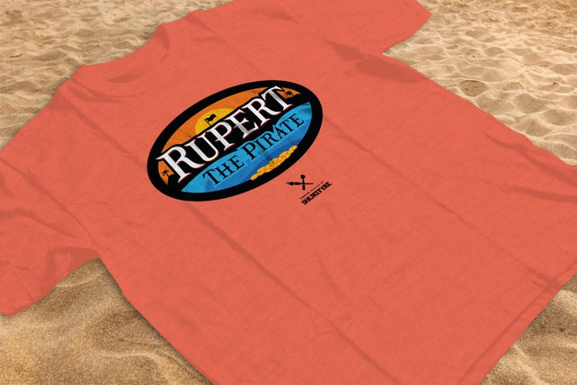 Survivor Shirt, Rupert The Pirate Tshirt, Reality TV Show T-shirt, Torch Series
