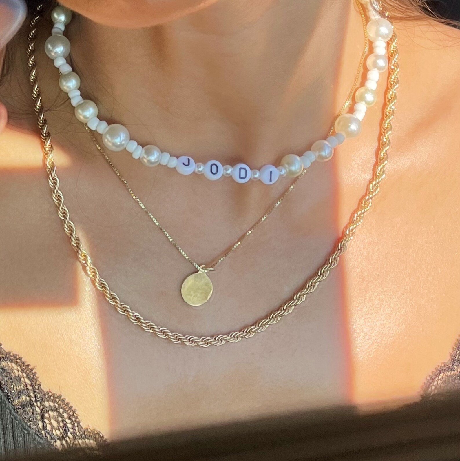 Y2k beaded necklace/pearl necklace/custom necklace the Etsy