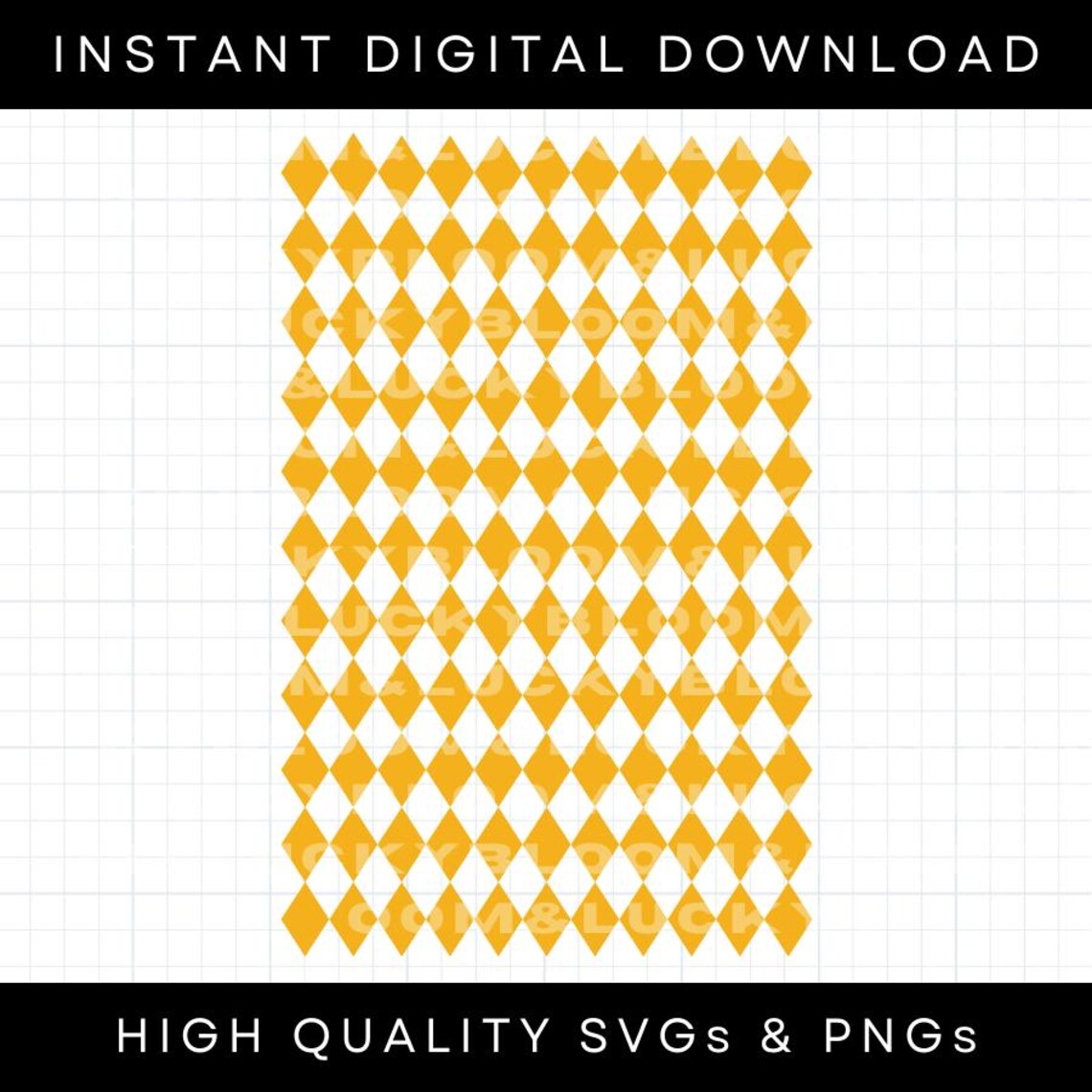 Diamond Pattern SVG Bundle Orange Checkered Diamond Pattern Png SVG Cut ...