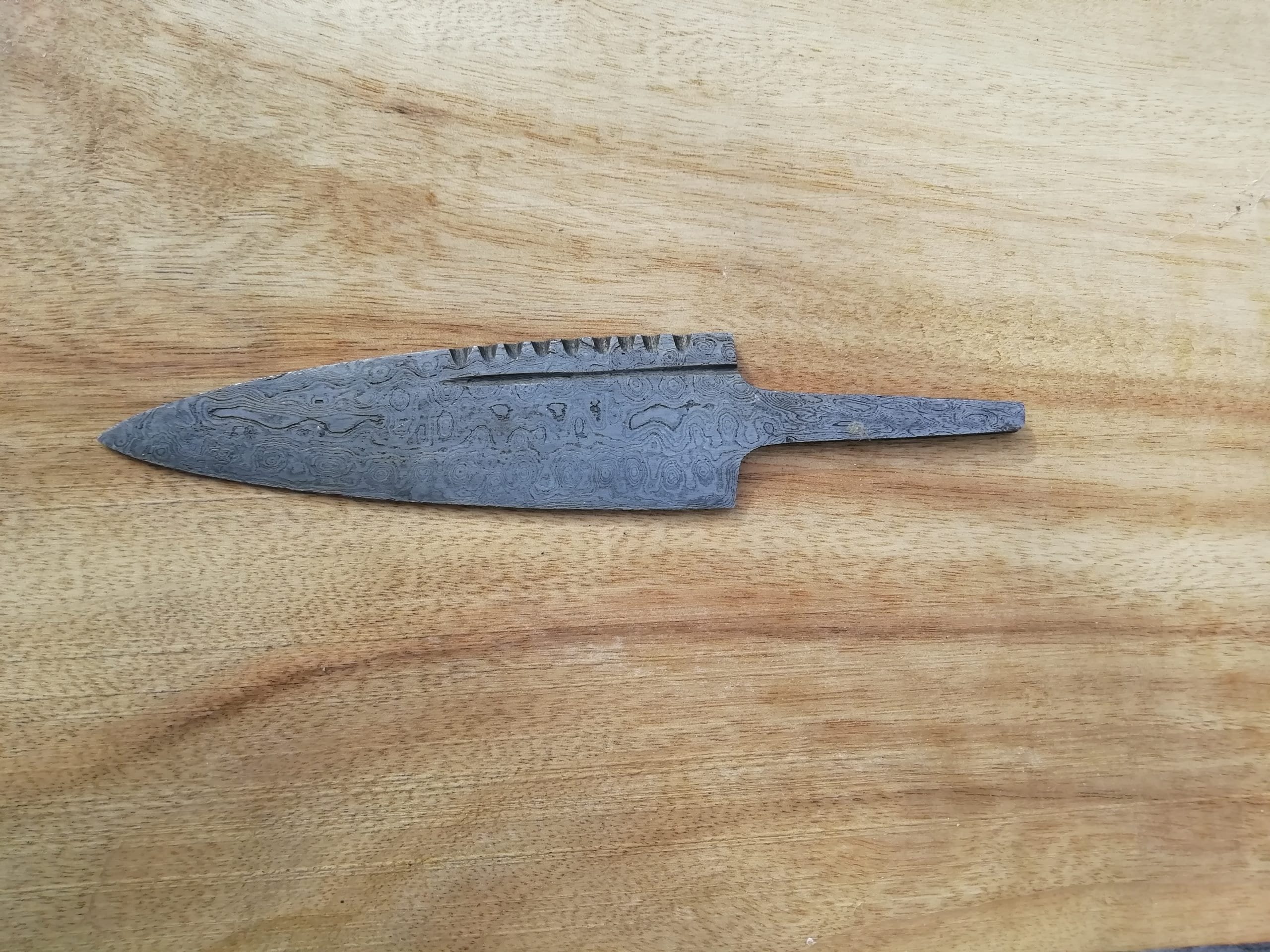 One Damascus Sgian Dubh Blade 25mm Etsy Canada