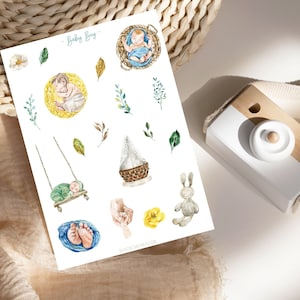 Boho Baby Boy Stickers, Planner Stickers, Baby Boy Stickers, Kind,Fotoalbum Planen und Dekorieren,Babyshower