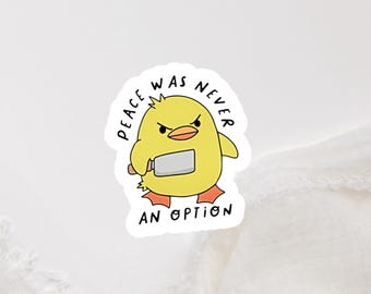 Waterproof Vinyl Sticker – Funny & Cute, Sticker for Water Bottle Laptop, Journal, Phone Case, Scrapbook, Gift, Bullet Journal Sticker