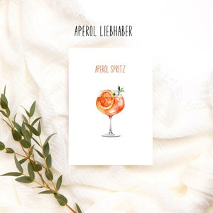 Cartolina per gli amanti dello Spritz Aperol, cartolina "Just Because"
