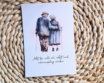 Anniversary gift, favorite person, Valentine&#39;s Day gift, Loving Valentine&#39;s Day Postcard Forever Us, gift for boyfriend/girlfriend